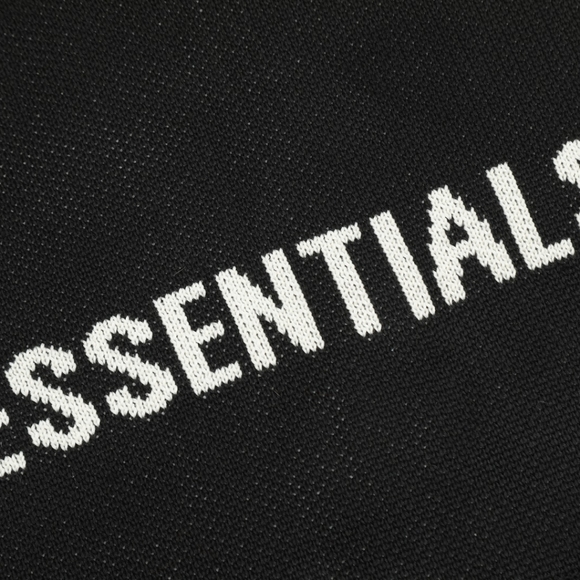 FOG FEAR OF GOD ESSENTIALS. black  hooded sweater - Picture 4 of 9